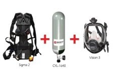 Tüplü solunum seti çelik Scott sigma 2