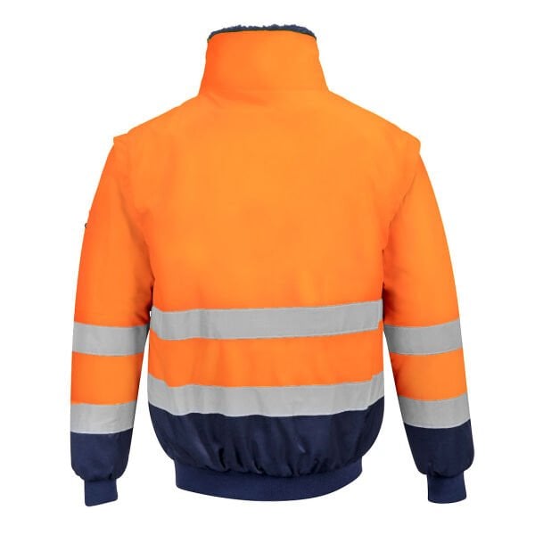 Portwest PJ50 - Hi-Vis 3in1 Pilot Mont Turuncu/Lacivert