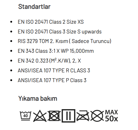Portwest T400 3+1 mont ceket
