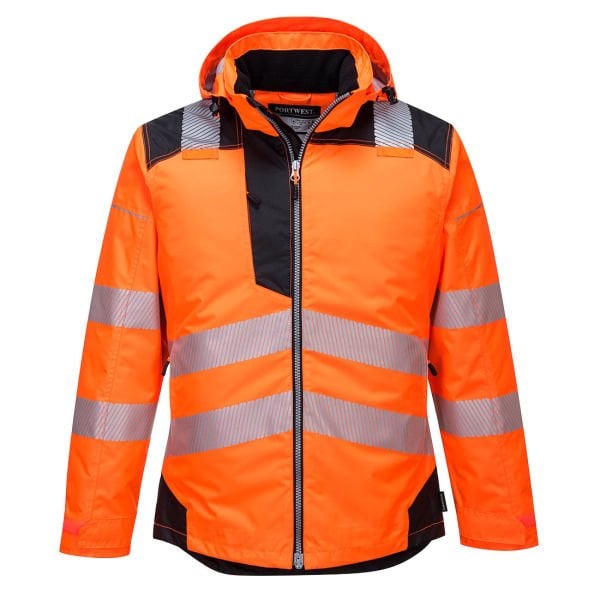 Portwest T400 - PW3 Hi-Vis Winter Ceket Sarı/Siyah