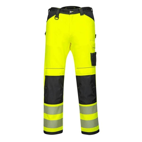 Portwest PW303 yüksek görünürlüklü teknik pantolon