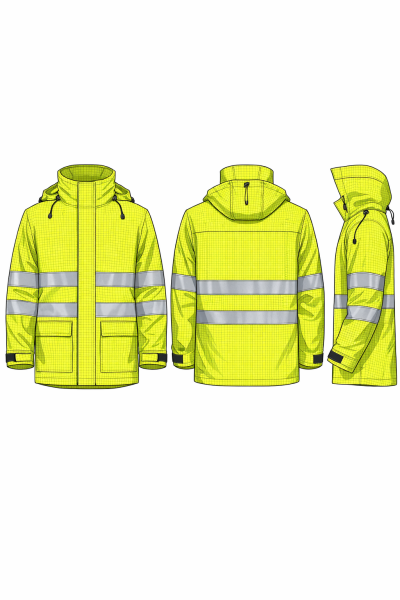 Alev almaz antistatik yağmurluk