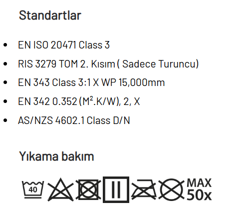 Porwest s766 5+1  çift renk parka sarı