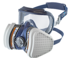 Gvs elipse integra spr535 tam yüz maske ve ABEK1 P3 filtre