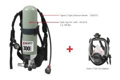 Tüplü solunum seti çelik Scott sigma 2