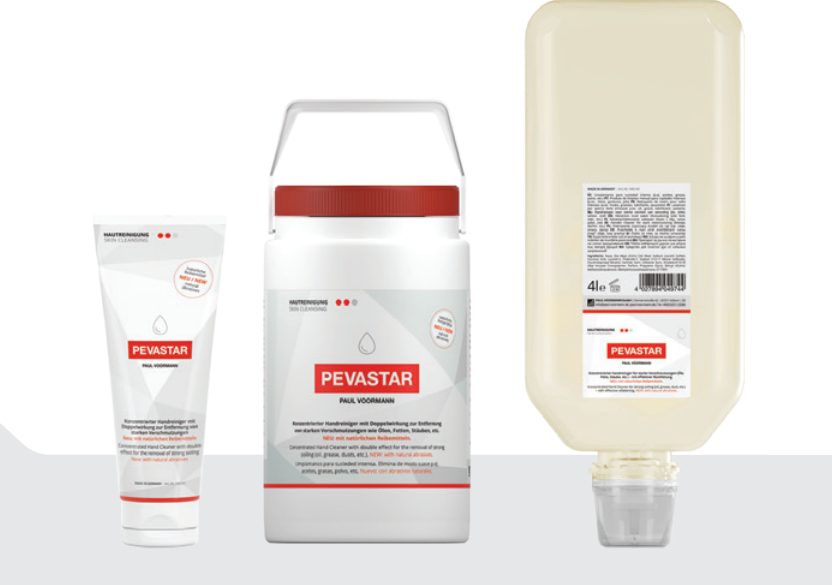 Ağır sanayii kirleri için pevastar el temizleme ürünü