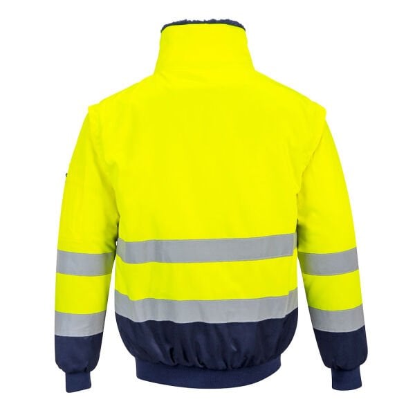 Portwest PJ50 - Hi-Vis 3in1 Pilot Mont Sarı/Lacivert