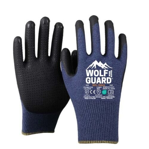 Wolfguard WG 76601 iş eldiveni dotlu