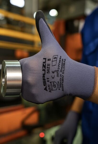 Köpük nitril iş eldiveni aspuzu asn41