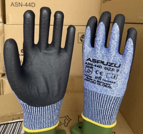 kesilme dirençli köpük nitril eldiven Aspuzu asn44d