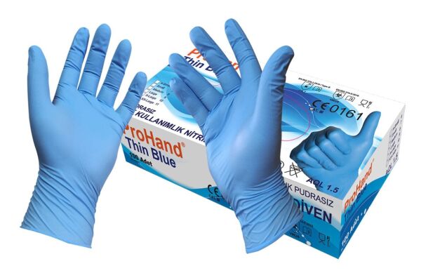 Prohand Blue Power Tek Kullanımlık Nitril Eldiven