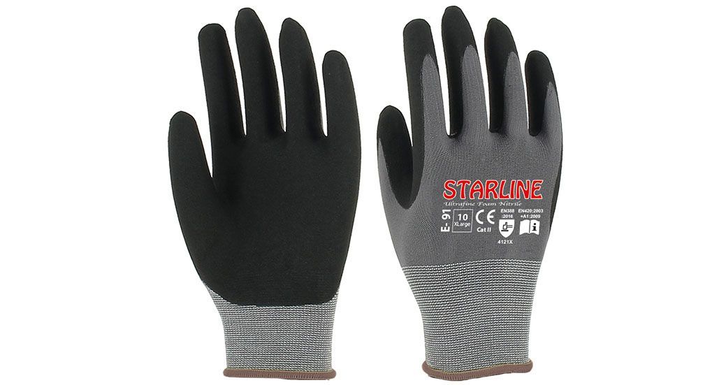 Starline e-91 kipük nitril eldiven