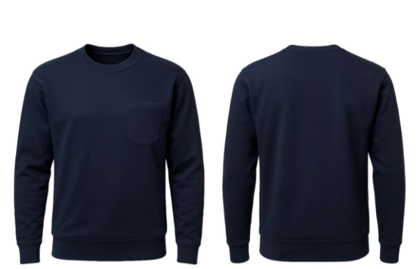Sweatshirt   bisiklet yaka