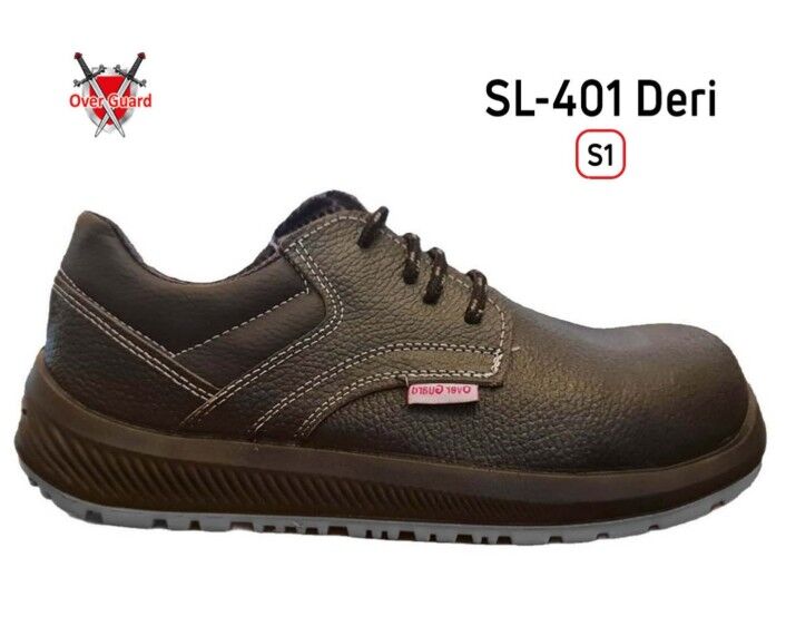 Overguard Kompozit Burunlu Deri SL-401 S1 İş Ayakkabısı