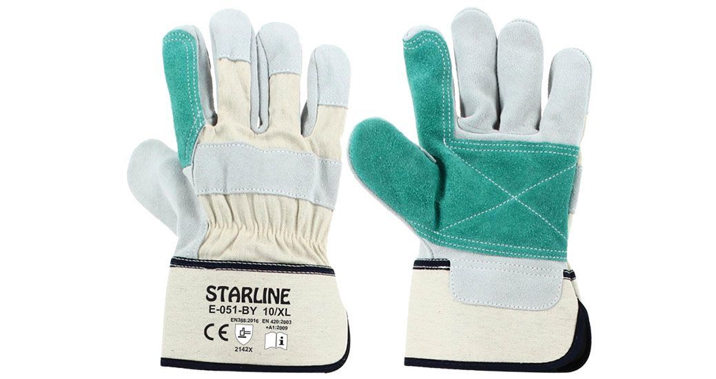 Starline E-051 deri iş eldiveni
