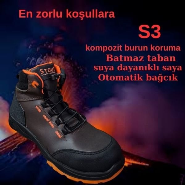 Stout 5463 S3 L İş Botu