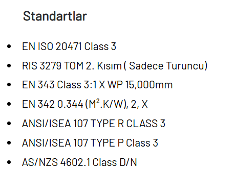 Portwest c465 hi vis 3+1 mont